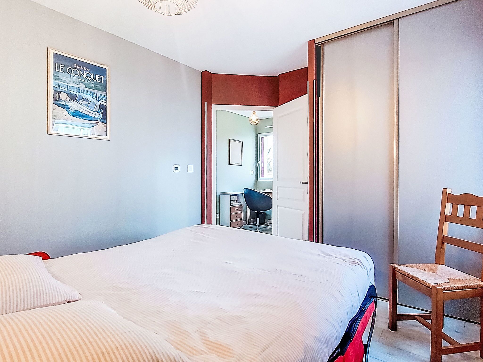 2 chambres, accès à Internet