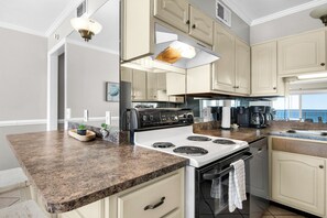 Fridge, microwave, oven, stovetop - Summit 807 Beach Resort - Amazing Balcony Views! (Panama City Beach)