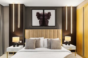 Deluxe Apartment, City View | In-room safe, iron/ironing board, free WiFi - Gogoto 1BR Infinity Pool High Floor (Dubai)