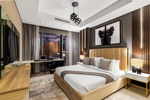 Deluxe Διαμέρισμα, Θέα στην Πόλη | Χρηματοκιβώτιο στο δωμάτιο, σίδερο/σιδερώστρα, δωρεάν Wi-Fi 