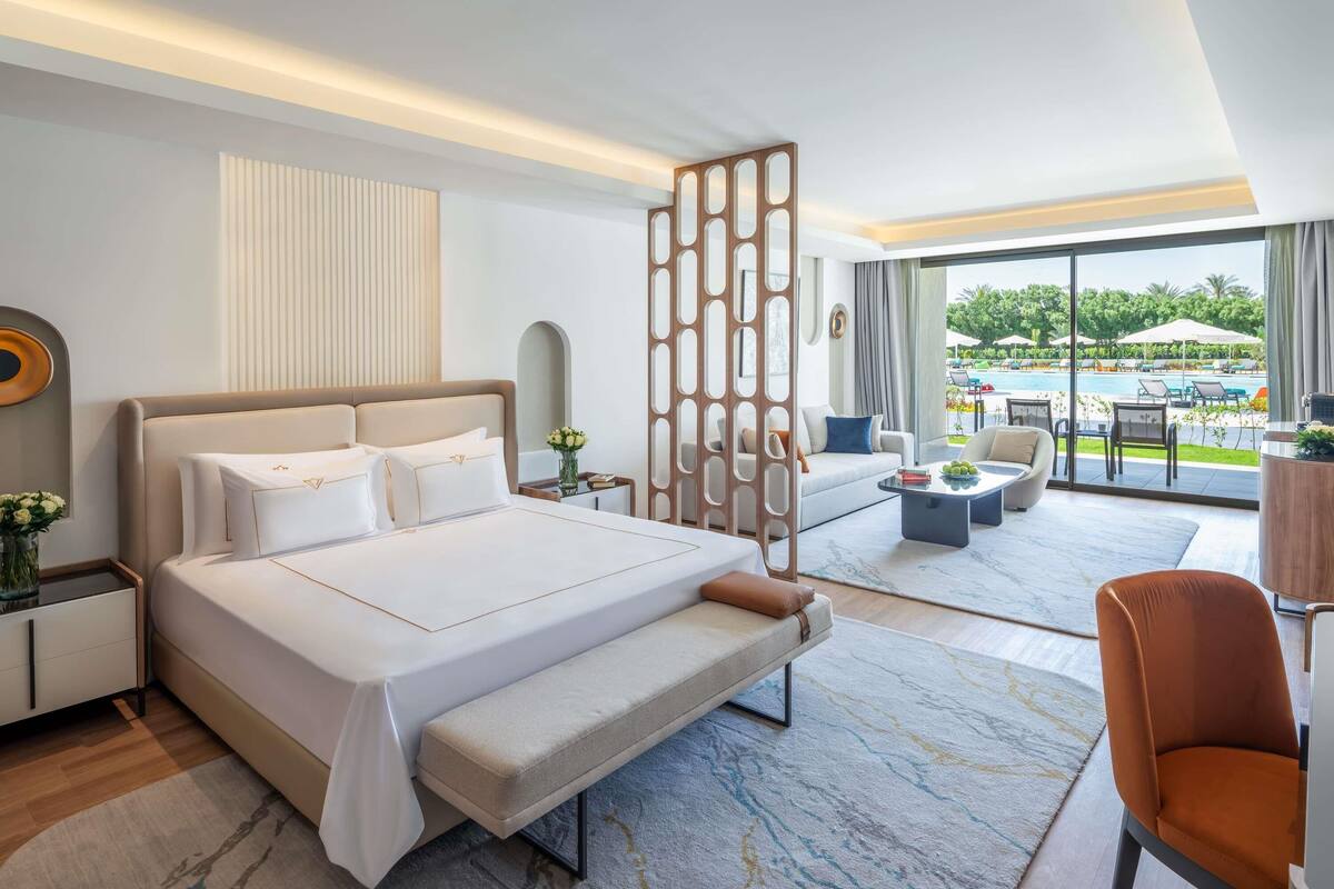 Premium Room, 1 Katil Raja (King) | Cadar kapas Mesir, peralatan tempat tidur premium, bar mini percuma