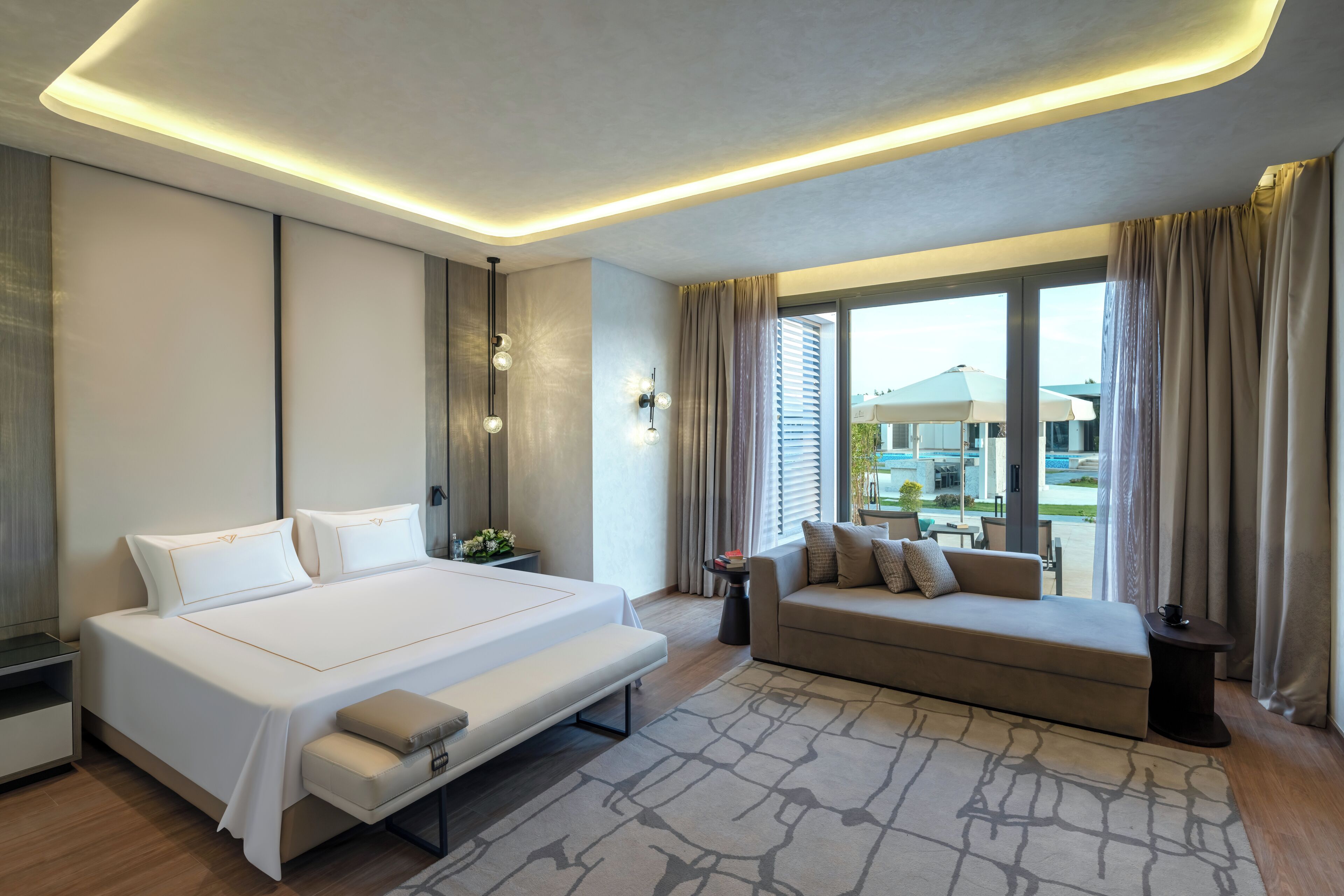 Villa, 1 King Bed | Egyptian cotton sheets, premium bedding, free minibar, in-room safe