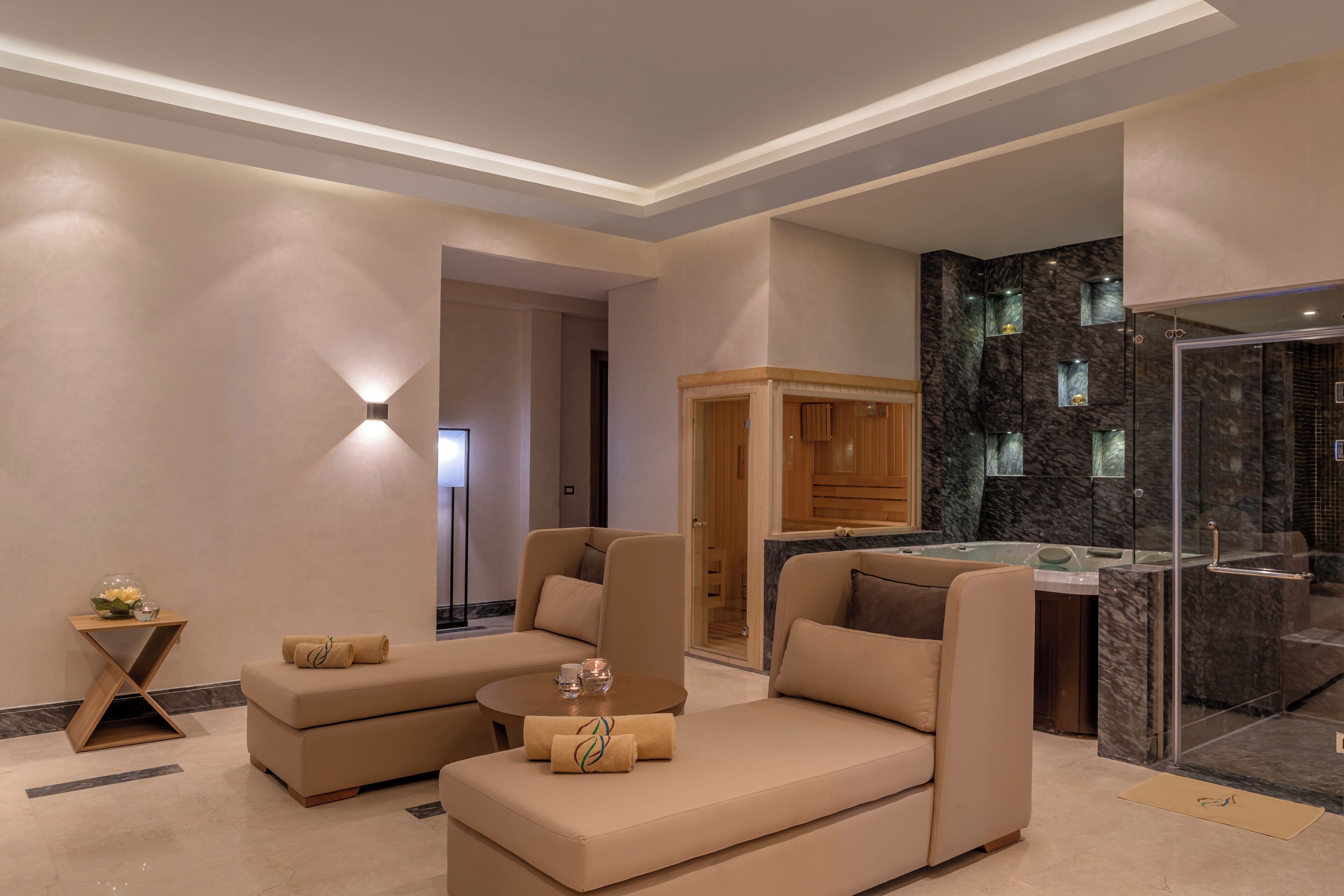 Sauna, hammam, massages