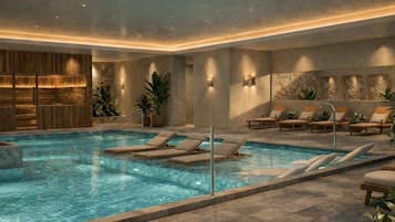 15 piscines couvertes, piscine extérieure