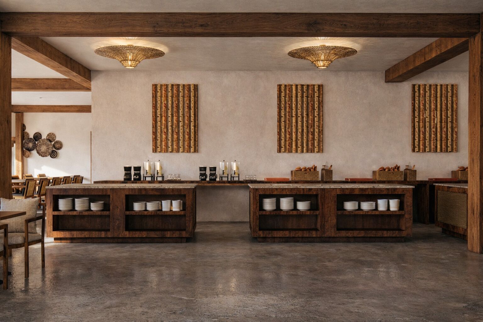 Café da manhã completo grátis todos os dias