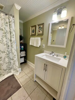 Shower, hair dryer, towels, soap - Good Ol' Country Farmhouse (Moncure)