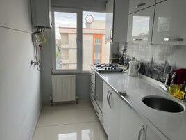华丽公寓, 城市景观 | 私人厨房 | 冰箱、炉灶、厨具/餐具
