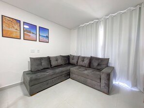 Apartment | Living area - Enseada Mutá (Porto Seguro)