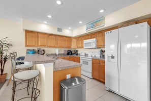 Condo, Multiple Beds (Captain's Cove #203) | Private kitchen - Captain's Cove #203 (Indian Shores)