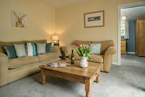 TV, DVD player - Hawthorn Cottage, Little Haven (Little Haven)