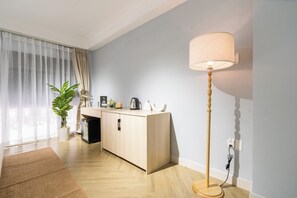 Borgarherbergi með tvíbreiðu rúmi - borgarsýn | Að innan