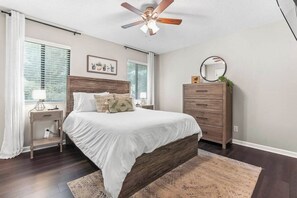Iron/ironing board, WiFi, bed sheets