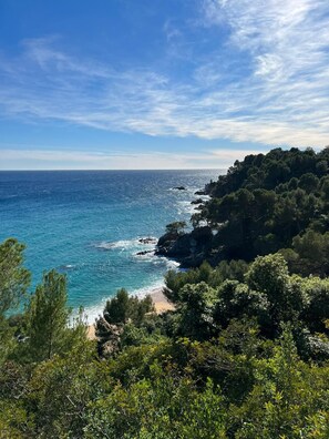 Beach - Apartment with garden and sea view in Sta.Cristina, Blanes (Blanes)