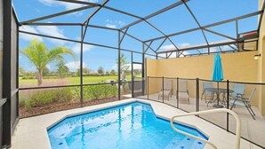 Una piscina riscaldata