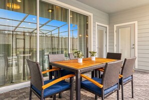 Outdoor dining - 5BR Family Pool Home Near Disney (Davenport)