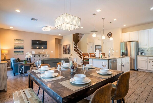 Dining - 6BR Family Home w/ Pool Near Disney (Kissimmee)