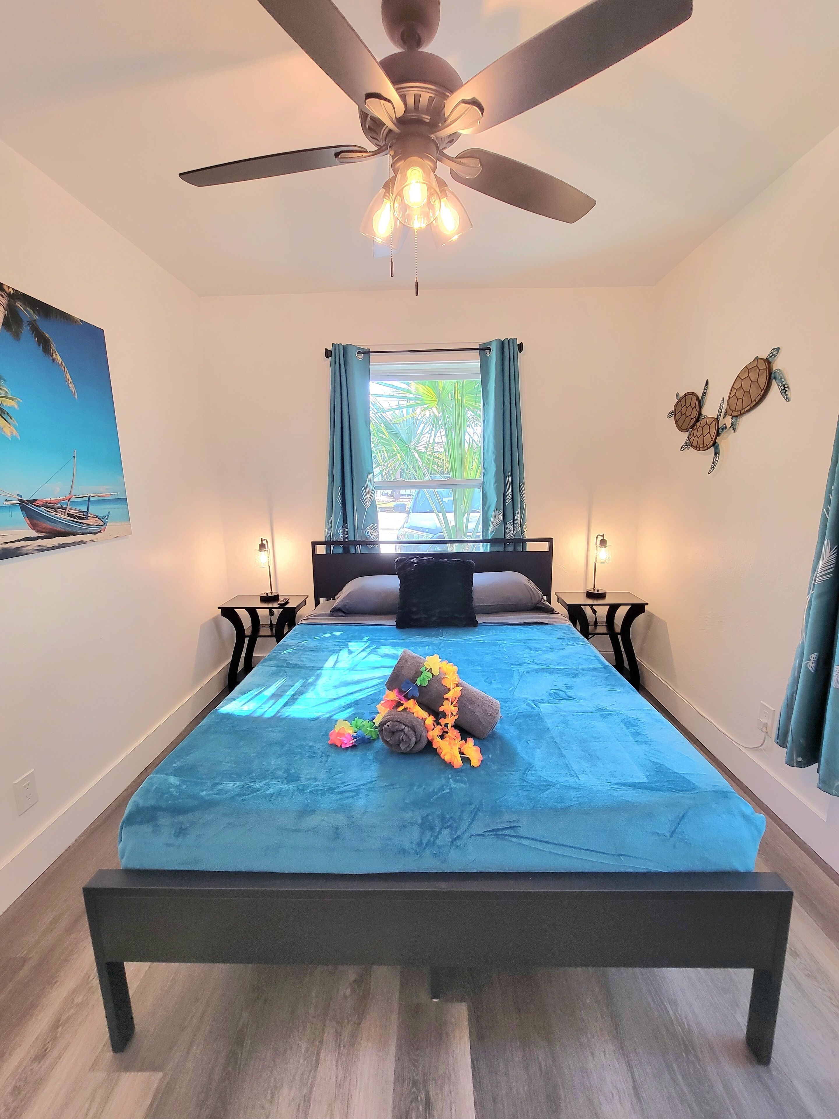 2 多间卧室、熨斗/熨衣板、免费 WiFi、床单