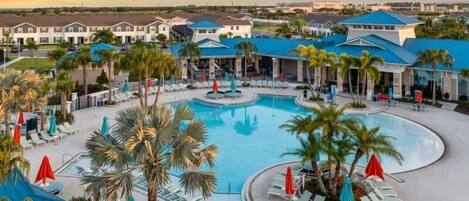 Una piscina climatizada