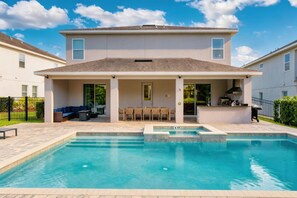A heated pool - 9BR Pool & Spa Home Near Disney | Encore (Kissimmee)