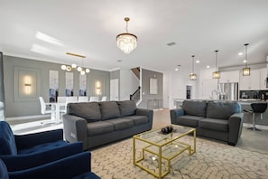 TV, video games - Spacious 9BR w/ Pool & Theater at Storey Lake (Kissimmee)