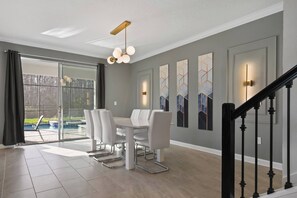 Dining - Spacious 9BR w/ Pool & Theater at Storey Lake (Kissimmee)