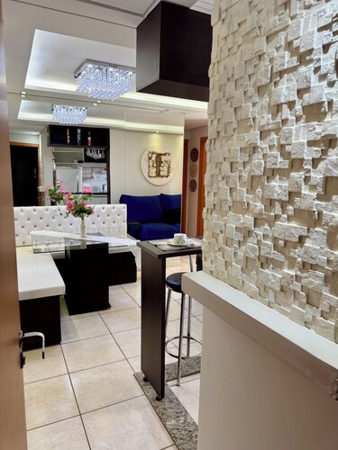 Fully furnished apartment 1km from the beach club.