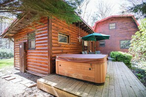 Terrace/patio - West Buffalo Creek Log Cabin (Robbinsville)