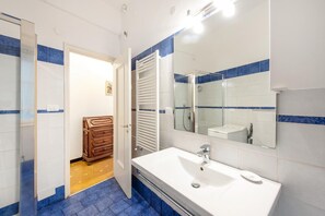 Regadera, secadora de cabello, bidet, toallas 