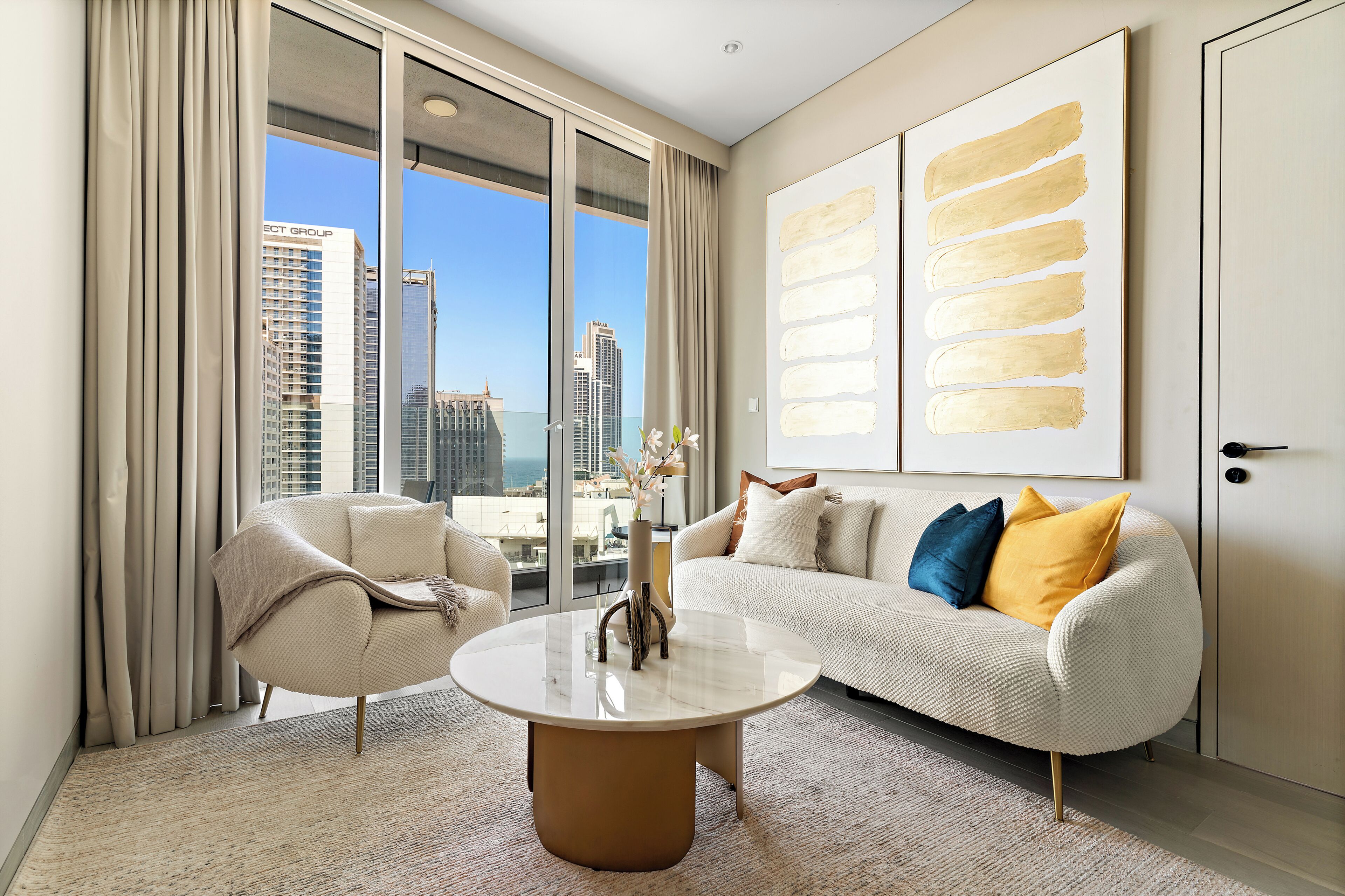 Premium Apartment, 1 Bedroom (Apartment) | Living area