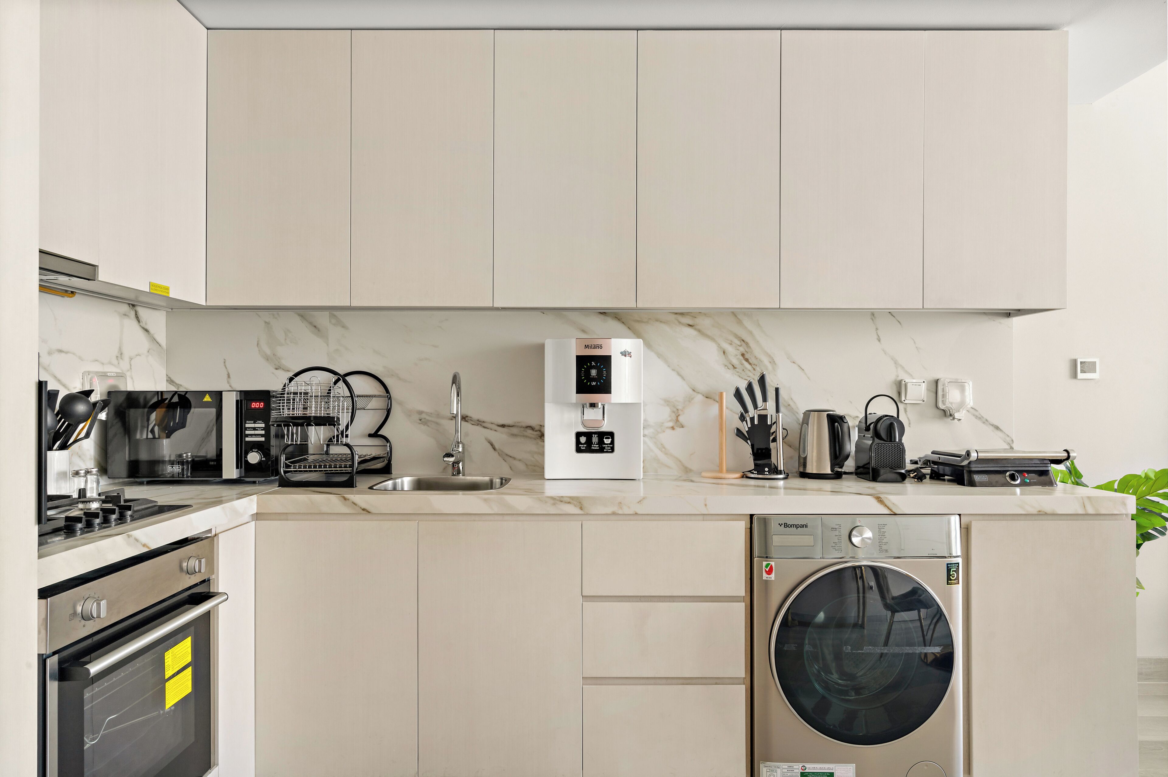 プレミアム アパートメント 1 ベッドルーム (Apartment) | 専用キッチン | エスプレッソマシン、冷蔵庫、電子レンジ、オーブン
