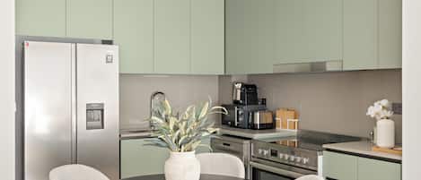 Premium-huoneisto, 2 makuuhuonetta (Apartment) | Ruokailu omassa huoneessa
