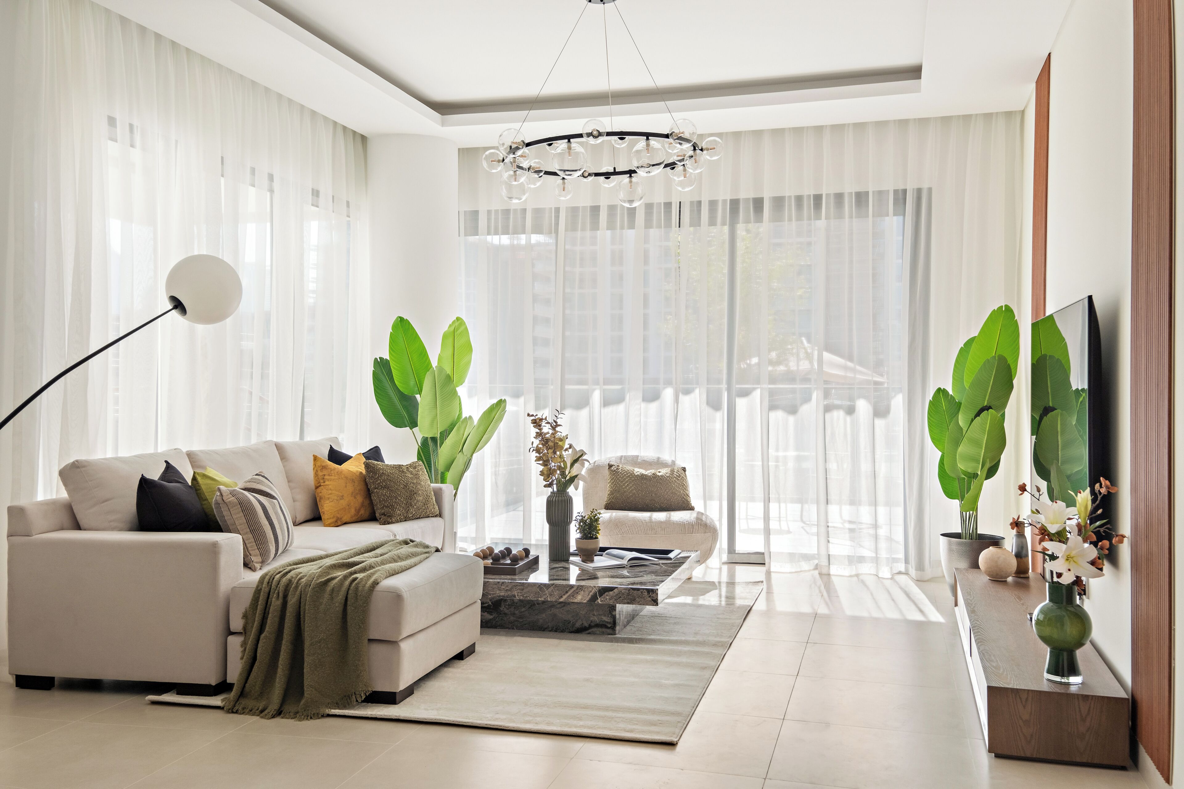 Premium Apartment, 2 Bedrooms (Apartment) | Living area