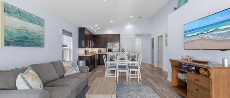 คอนโด, หลายเตียง, ห้องครัว, วิวสวน (Terrapin Station) | บริเวณนั่งเล่น