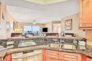 Condo, Multiple Beds, Balcony, Ocean View (SeaWinds 204 - Sea Wind Enjoyment) | Private kitchen - Seawinds 204 - Sea Wind Enjoyment (Ormond Beach)