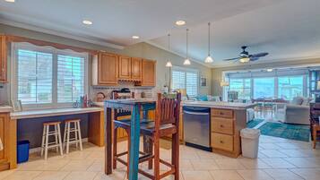 Condo, Multiple Beds, Kitchen, Ocean View (Bathing Suit Beach Bungalow) | Interior