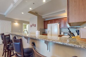 Condo, Multiple Beds, Balcony, Ocean View (Daytona Eleventh Heaven @ The  St. ) | Private kitchen - Daytona Eleventh Heaven @ The St. Maarten (Daytona Beach Shores)