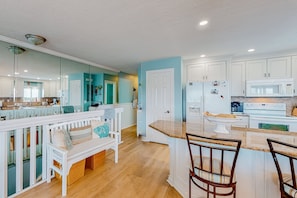 Appartement, Plusieurs lits, balcon, vue sur la plage (Ponce Inlet Villa #4A) | Cuisine privée