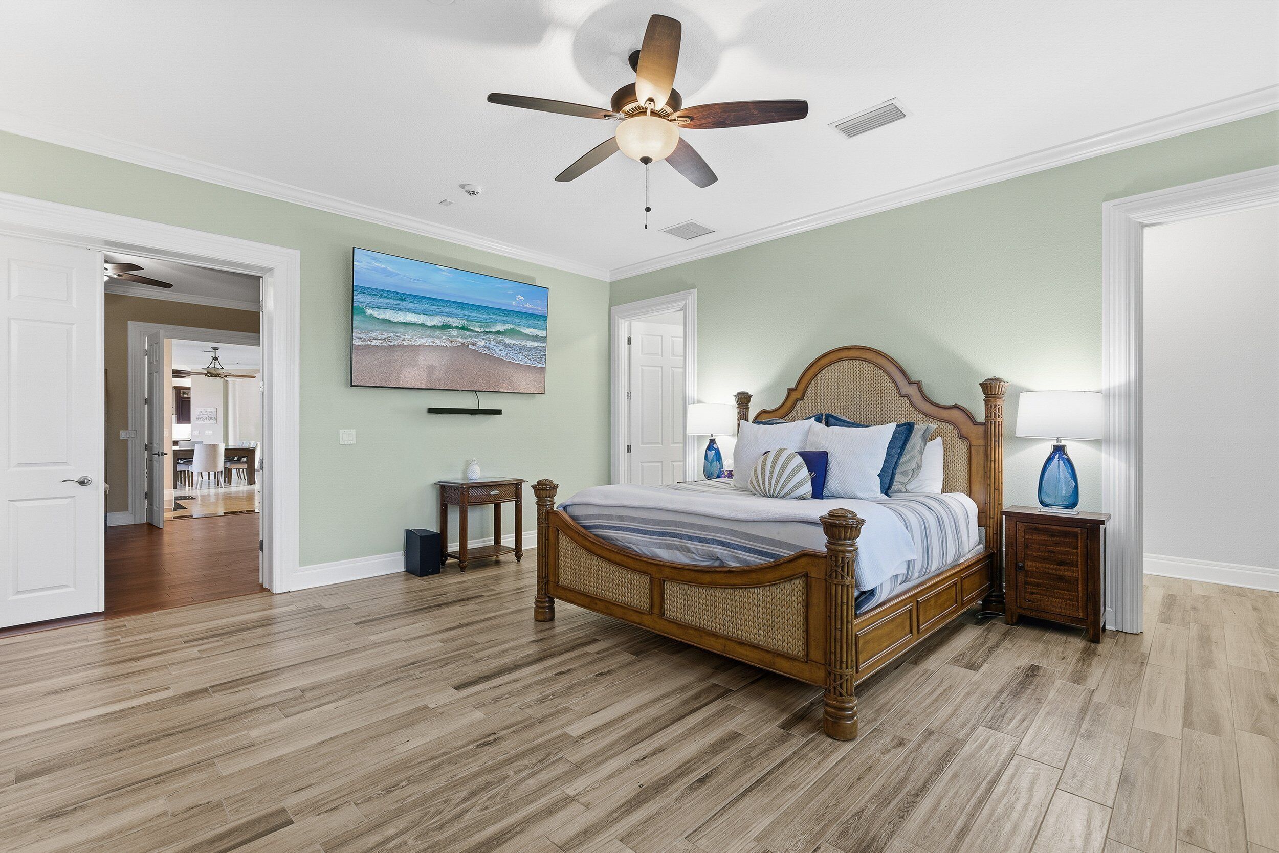 House, Multiple Beds, Hot Tub, Ocean View (Edgewater The Blue Horizon Estate) | 6 bedrooms, individually decorated, individually furnished, bed sheets