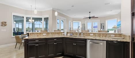 Ferienhaus, Mehrere Betten, Whirlpool, Meerblick (Edgewater The Blue Horizon Estate) | Innenbereich