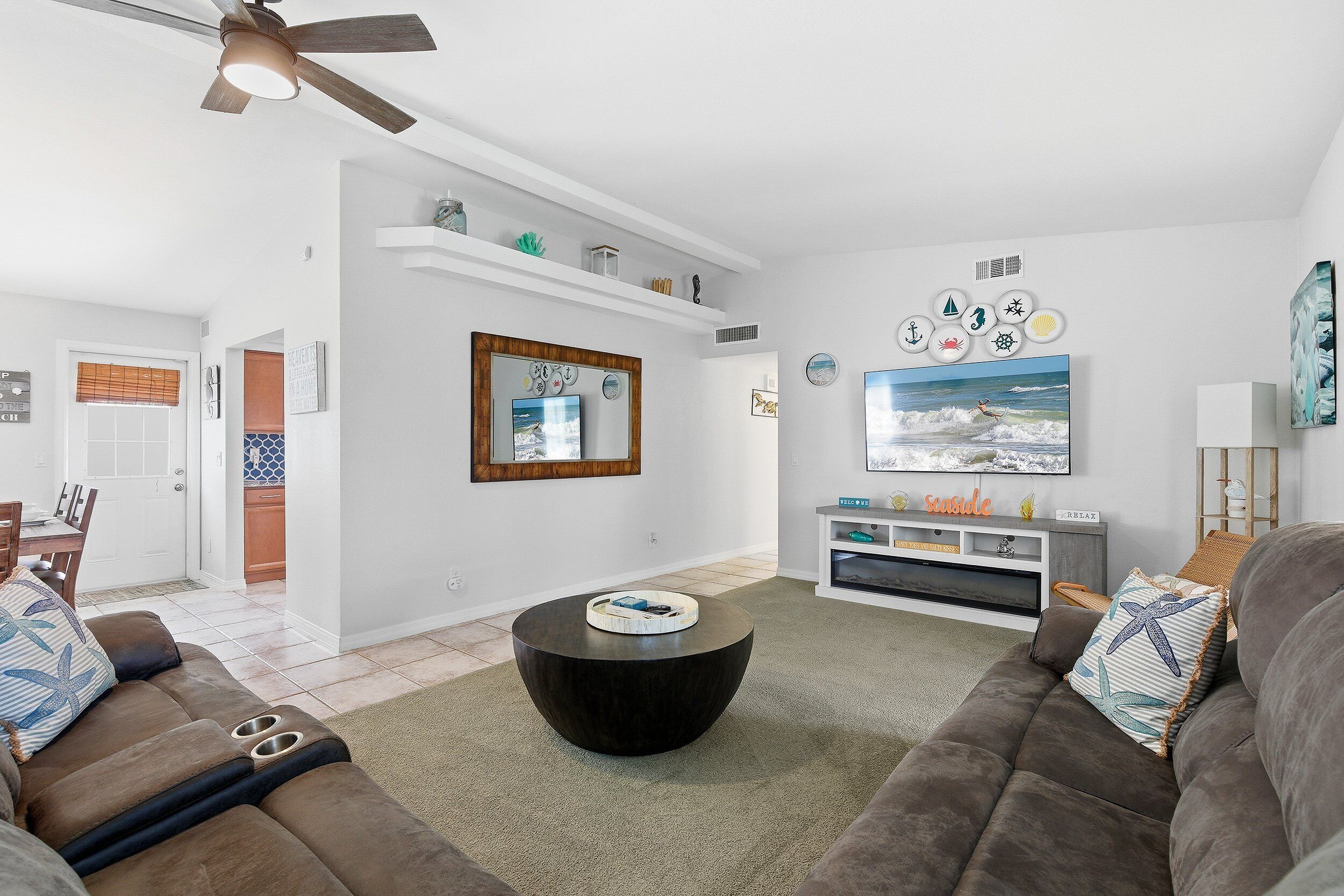 House, Multiple Beds, Patio, Garden View (Sea Side Escape) | Living area