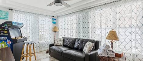 House, Multiple Beds, Patio, Garden View (Sea Side Escape) | Living area