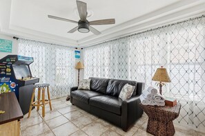 House, Multiple Beds, Patio, Garden View (Sea Side Escape) | Living area - Sea Side Escape (Port Orange)