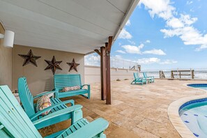 Terrace/patio - Daytona Atlantic Sunrise Home (Daytona Beach Shores)