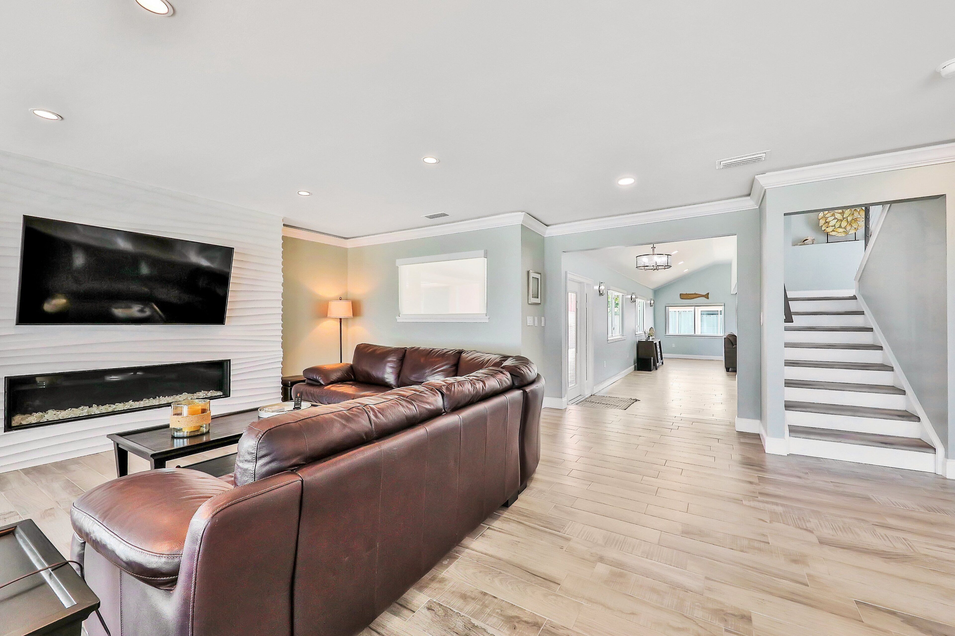 Huis, Meerdere bedden, balkon, uitzicht op zee (Daytona Atlantic Sunrise Home) | Woonruimte