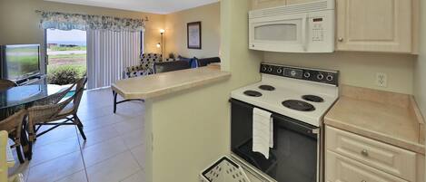 Condo, Multiple Beds, Patio, Garden View (Ocean Watch 104 - Ocean Watch Oasis) | Private kitchen