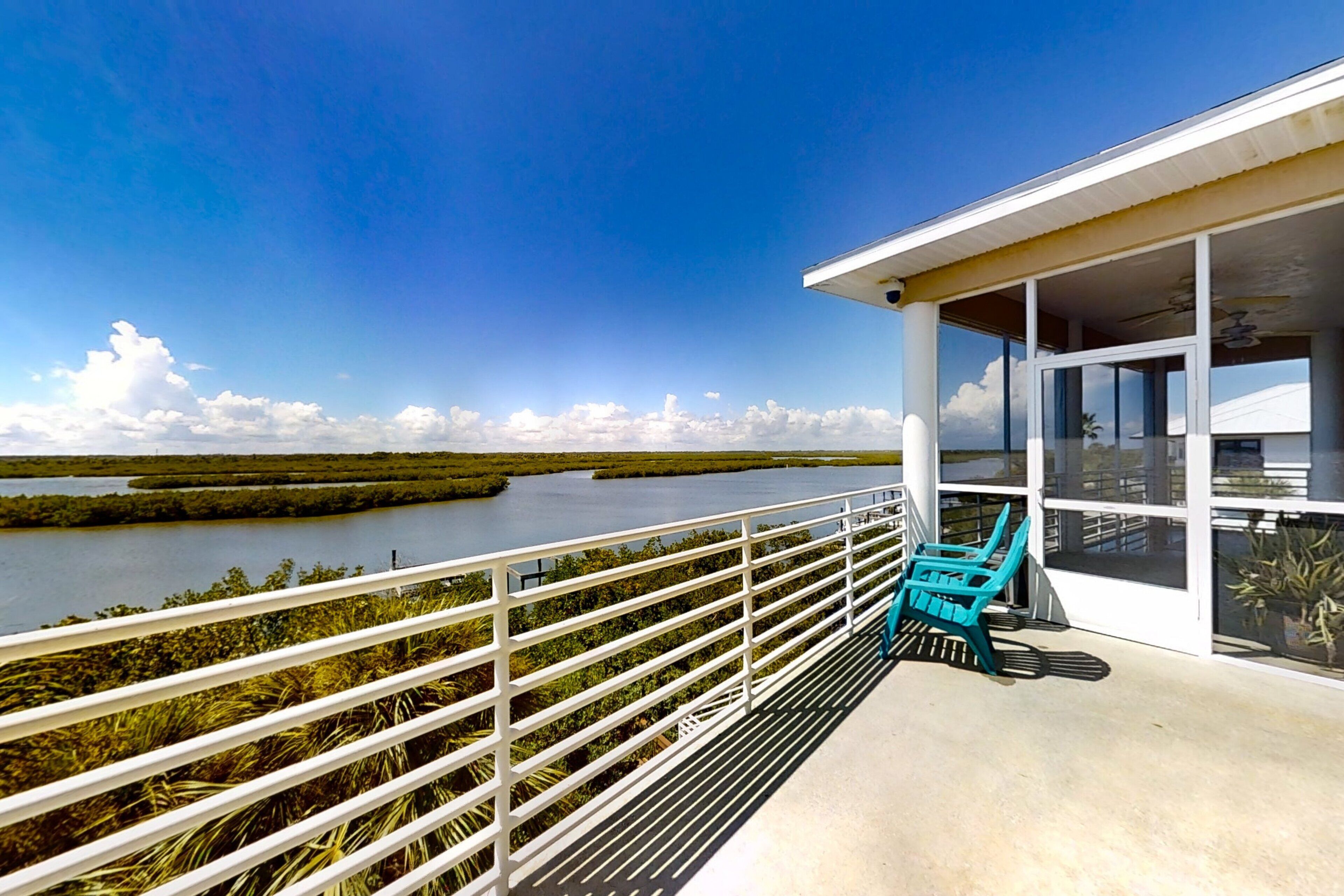 House, Multiple Beds, Balcony, River View (NSB Indian River Waterfront Gem) | View from room