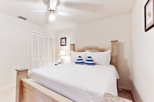 House, Multiple Beds, Patio, Garden View (Port Orange Palm Tree Reverie) | 2 bedrooms, individually decorated, individually furnished, bed sheets