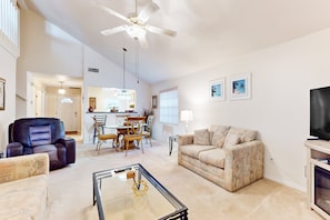 House, Multiple Beds, Patio, Garden View (Port Orange Palm Tree Reverie) | Living area - Port Orange Palm Tree Reverie (Port Orange)