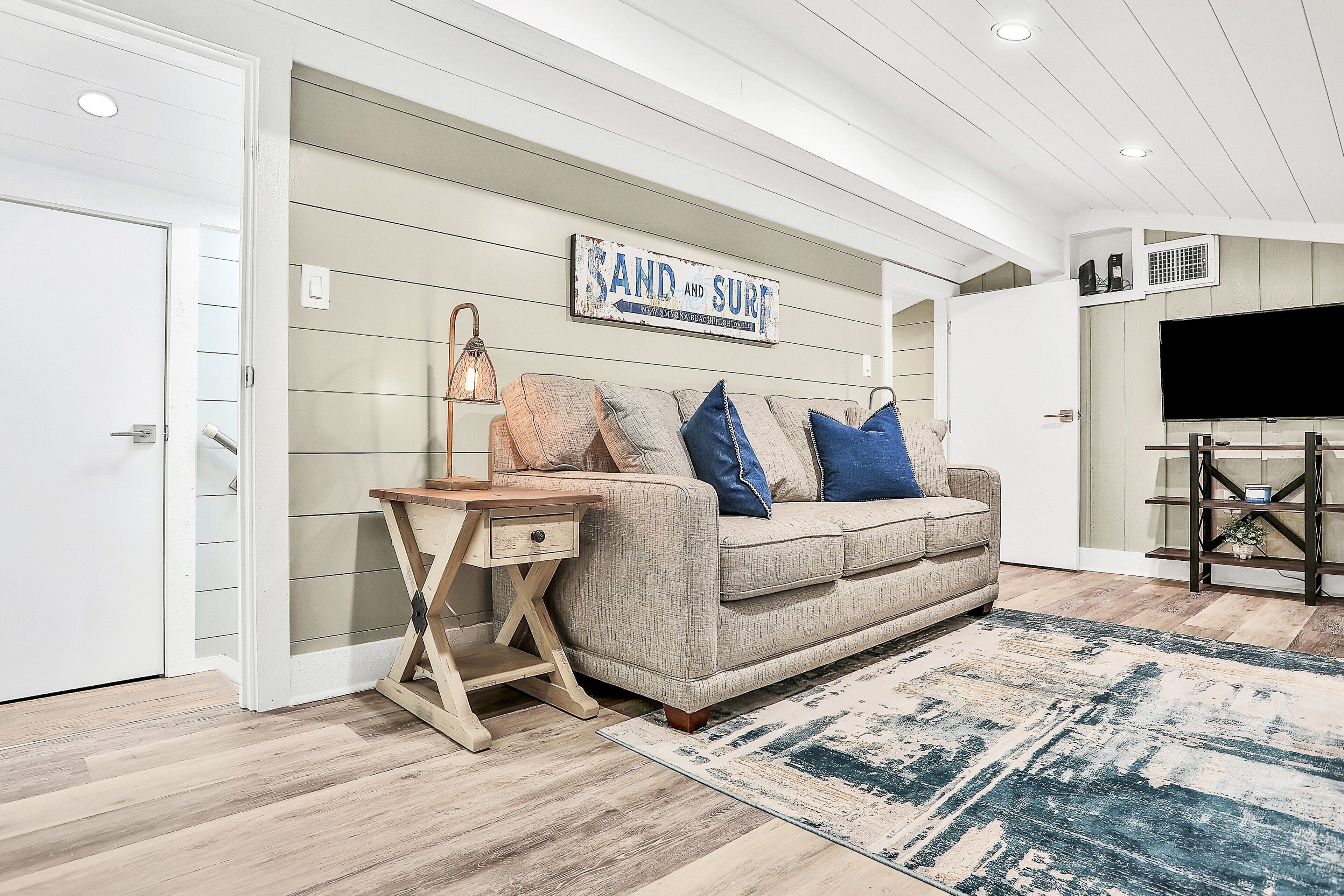 House, Multiple Beds, Patio, Beach View (NSB Sea Dunes A1- Dream Catcher) | Living area