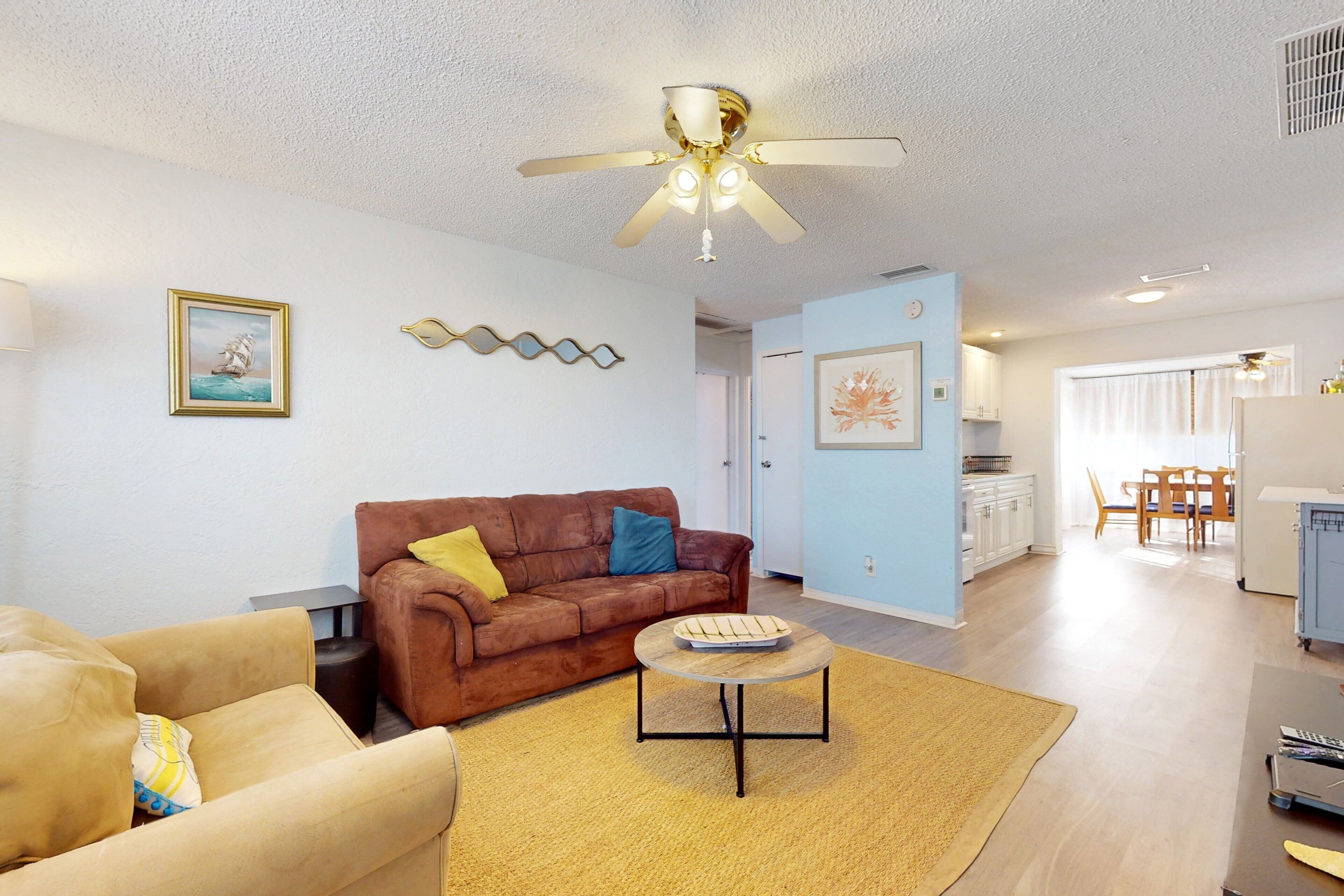 Condo, Multiple Beds, Patio, Garden View (Seaside Escape) | Living area